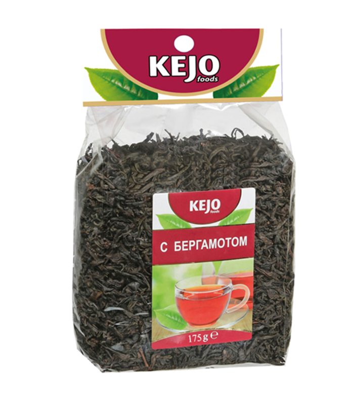 Крупнолистовой черный чай с бергамотом- 175 гр.
