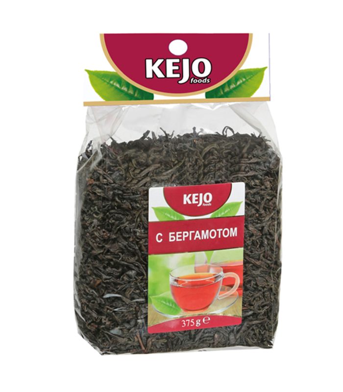 Крупнолистовой черный чай с бергамотом — 375 гр.