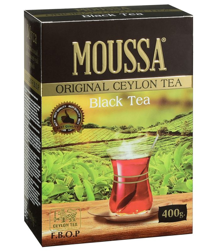 MOUSSA Оригинальный цейлонский черный чай F.B.O.P. — 400 гр.