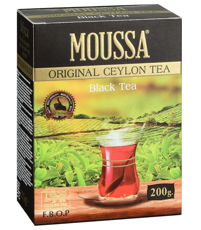 MOUSSA Оригинальный цейлонский черный чай F.B.O.P. — 200 гр.