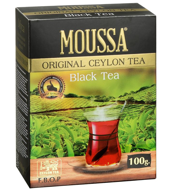MOUSSA Оригинальный цейлонский черный чай F.B.O.P. — 100 гр.