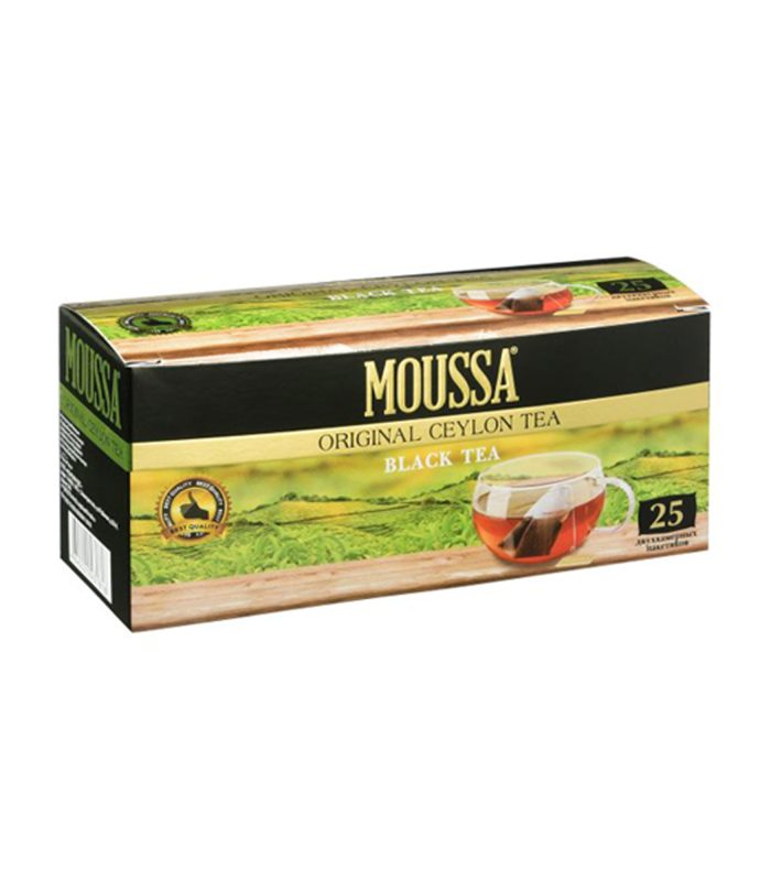 MOUSSA Пакетированный оригинальный цейлонский черный чай — 45 гр.
