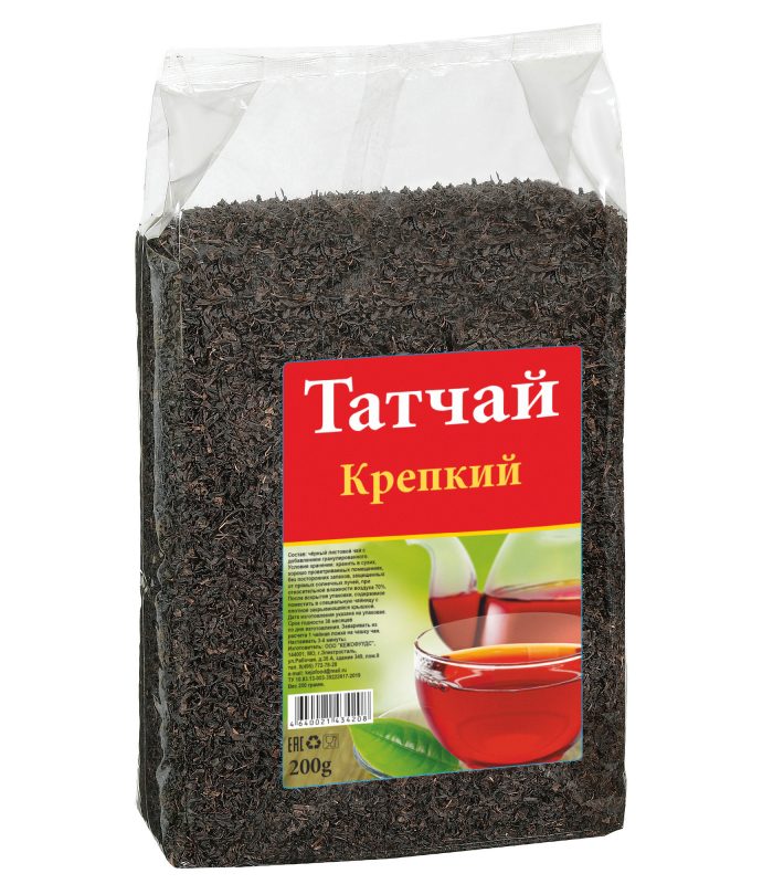 Татчай Крепкий мелколистовой черный чай — 200 гр.